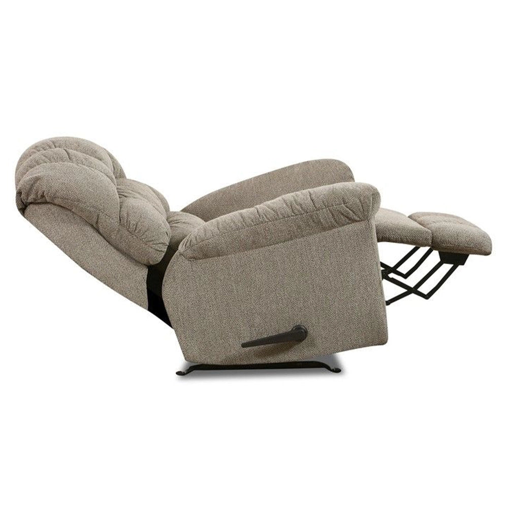 Henning Manual Rocker Recliner – Available in Brown or Gray