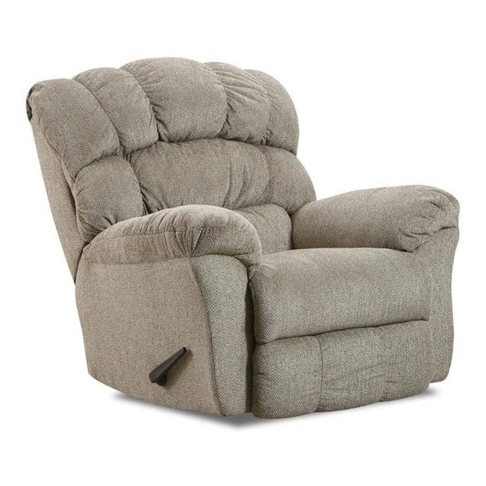 Henning Manual Rocker Recliner – Available in Brown or Gray