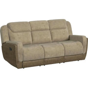 Hornet Beige Contemporary Reclining Sofa – Available in Manual or Power Reclining