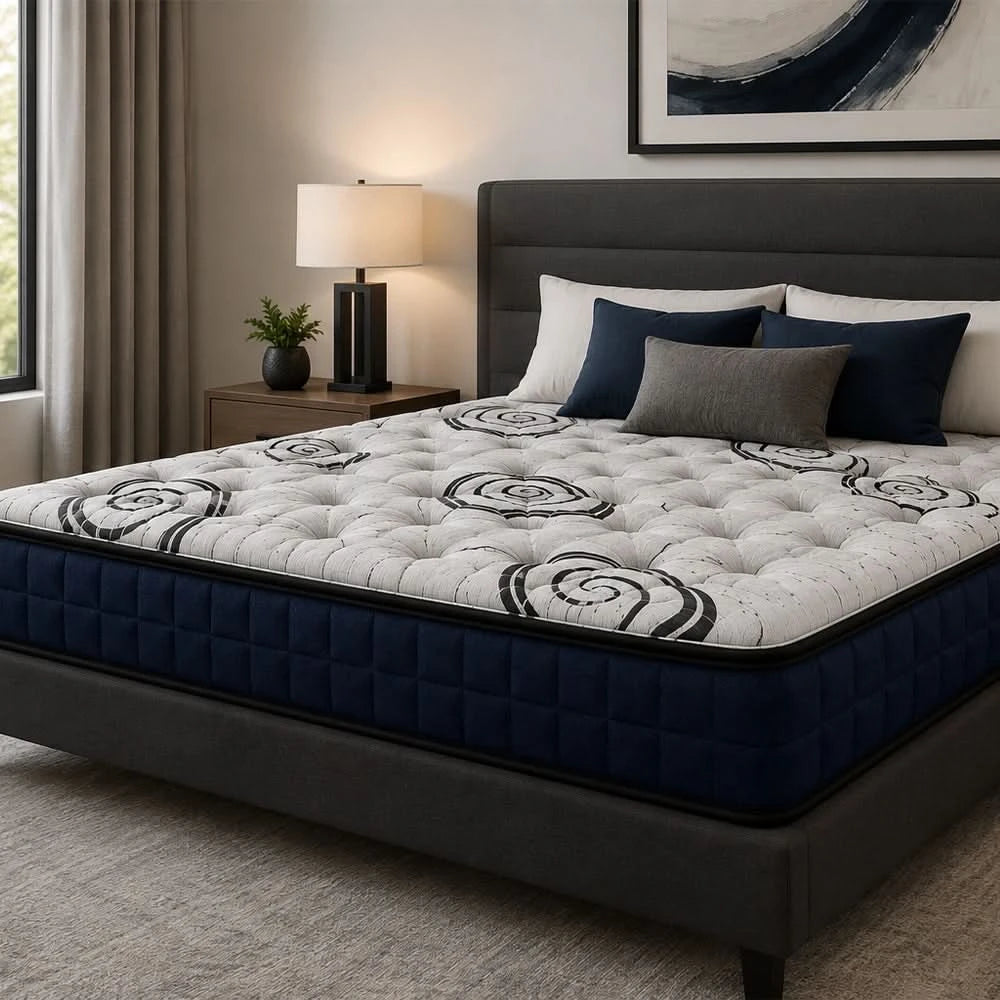 Infinity 10 Inch Medium Tight Top Mattress with Adjustable Base