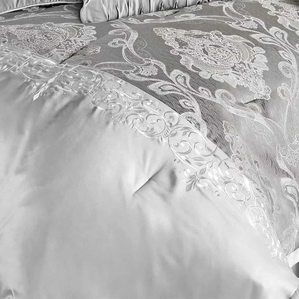 Kira Queen or King 12PC Comforter Set with Throw & Decorative Pillows