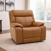 Moto Motion Kona Butternut Triple Power Recliner with Immersive Sound, Heat and Massage