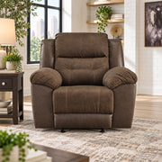Leroy Chestnut Contemporary Manual Glider Recliner