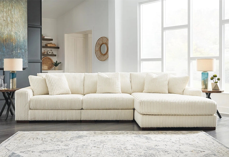 Linx Modern 3 PC Modular Sectional with Chaise