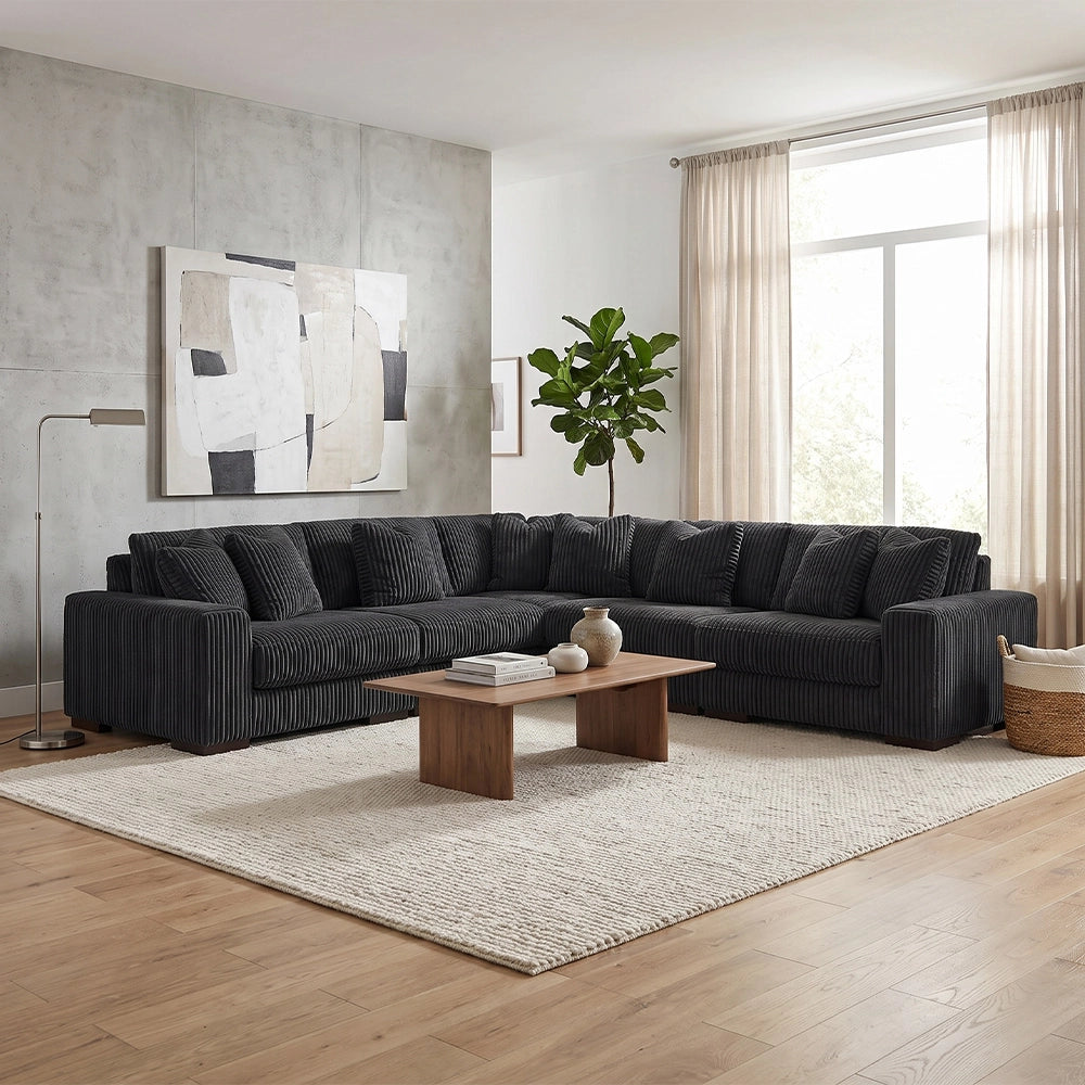 Linx Modern 5 PC Modular Sectional