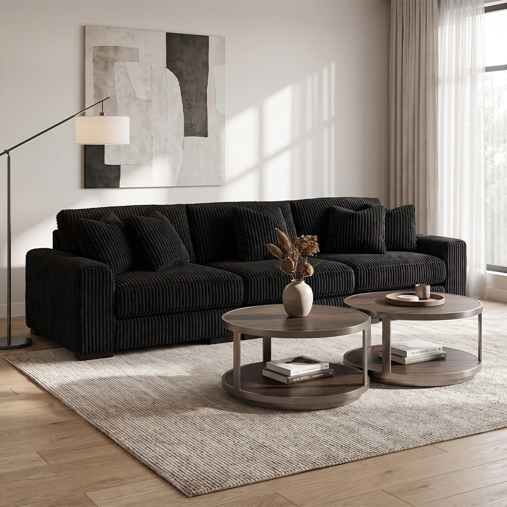 Linx Modern 3 PC Modular Sofa
