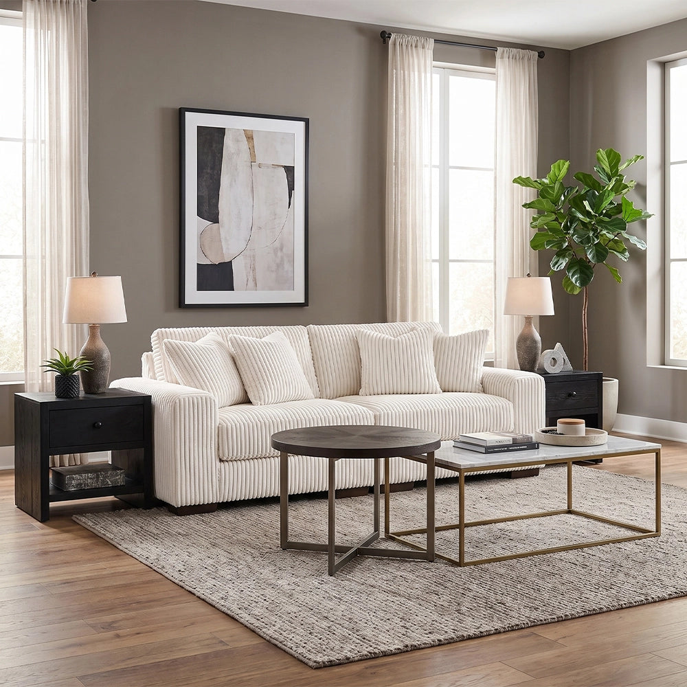 Linx Modern 2 PC Modular Loveseat