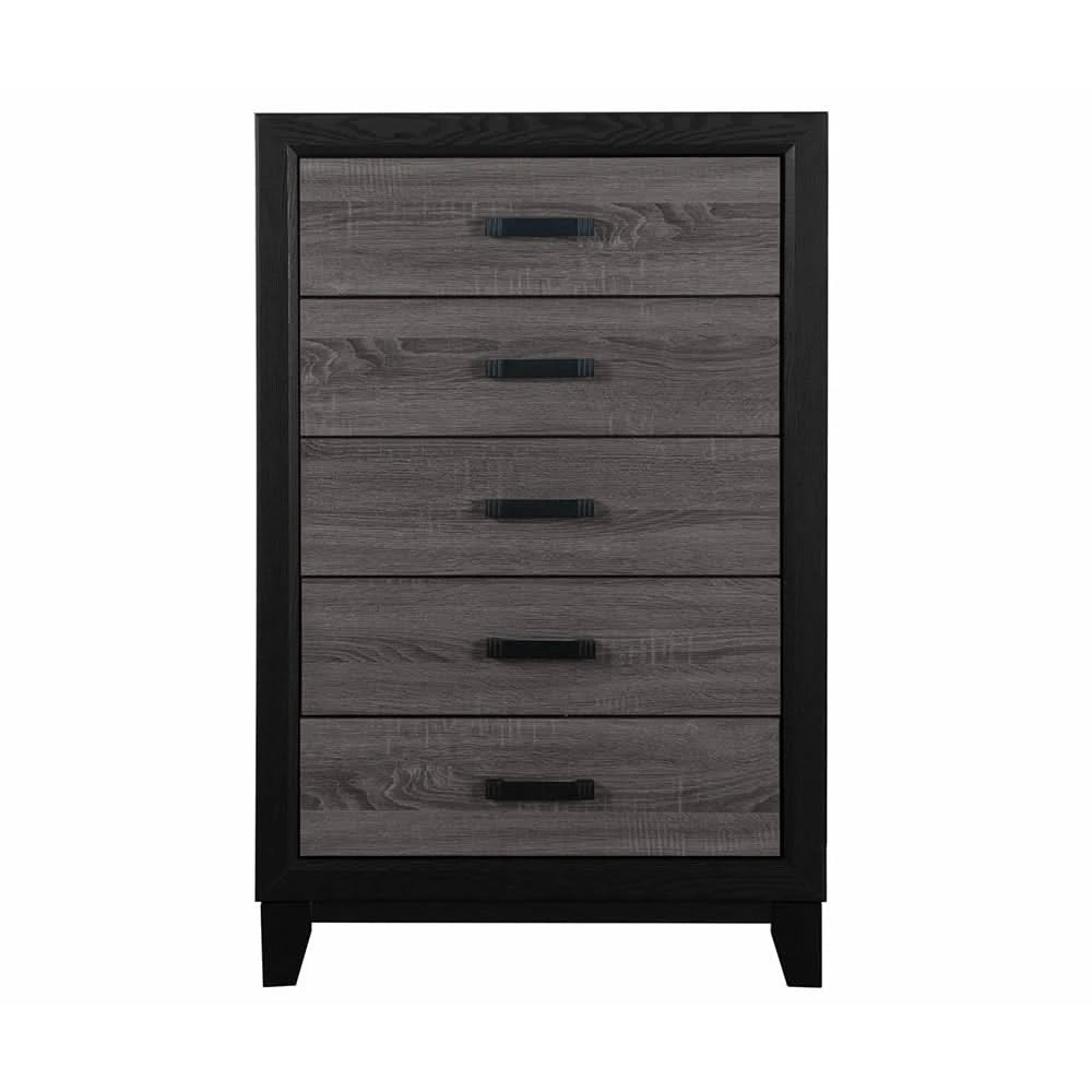 Lisbon Black/Gray Modern Chest