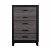 Lisbon Black/Gray Modern Chest