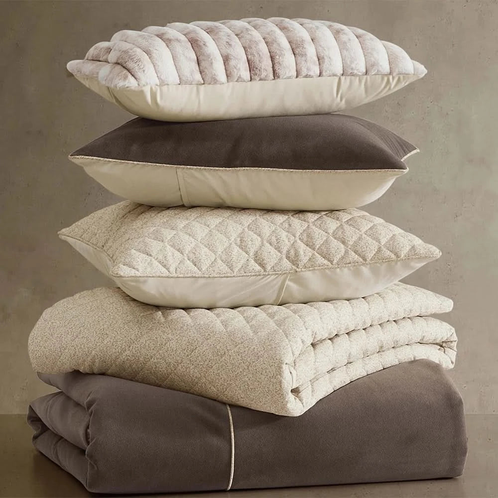 Maci Queen or King 8PC/7PC Comforter Set with Coverlet & Decorative Pillows
