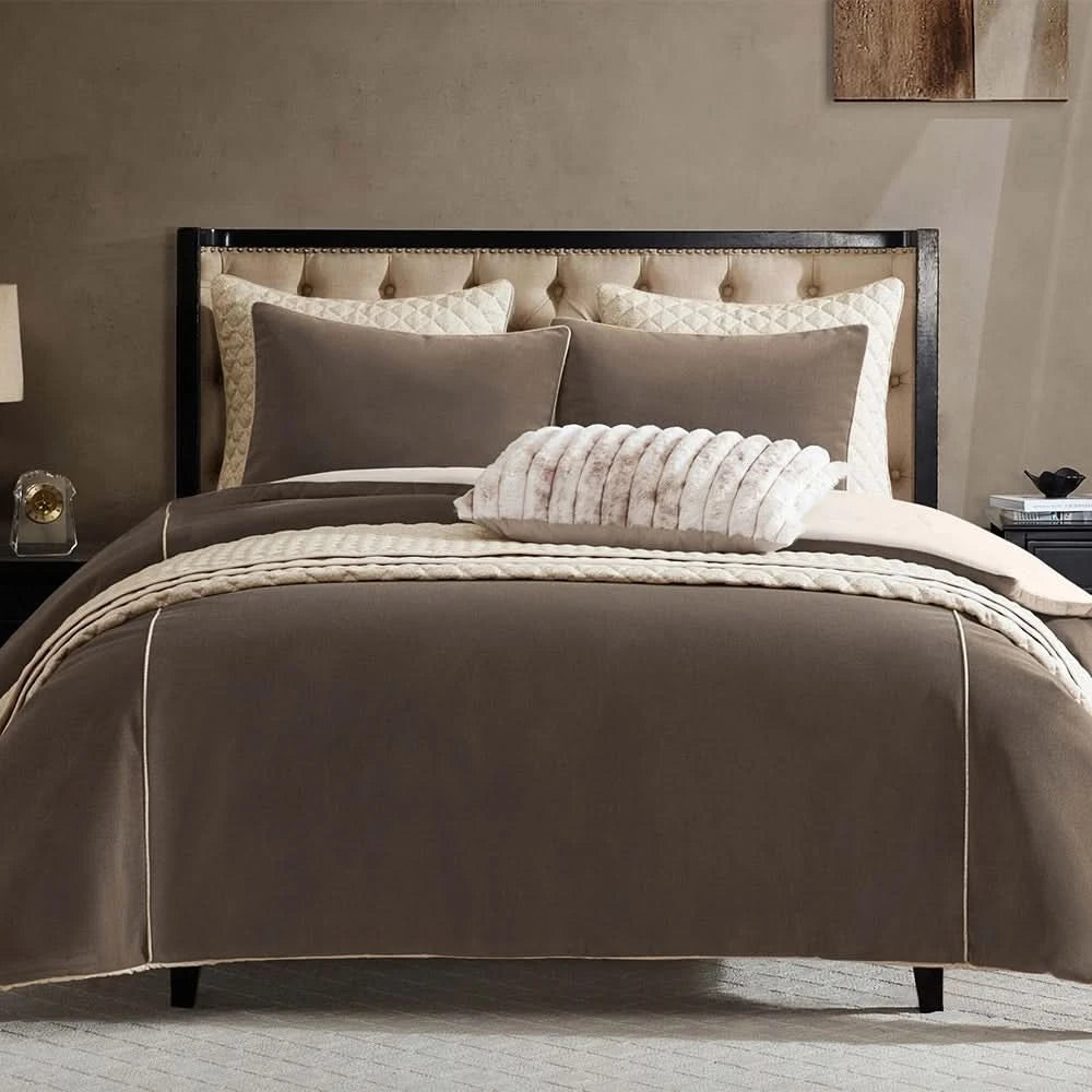 Maci Queen or King 8PC/7PC Comforter Set with Coverlet & Decorative Pillows