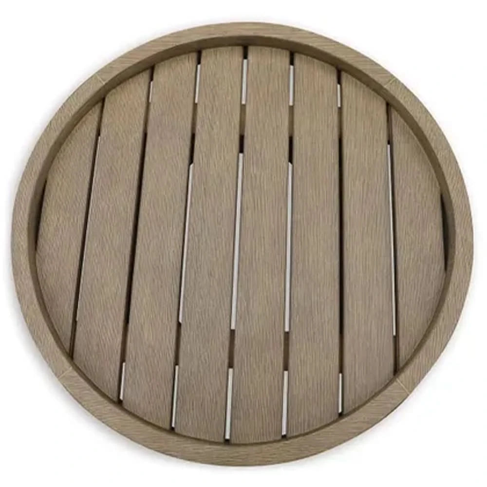 Marina Sun Casual Outdoor End Table with Eucalyptus Wood
