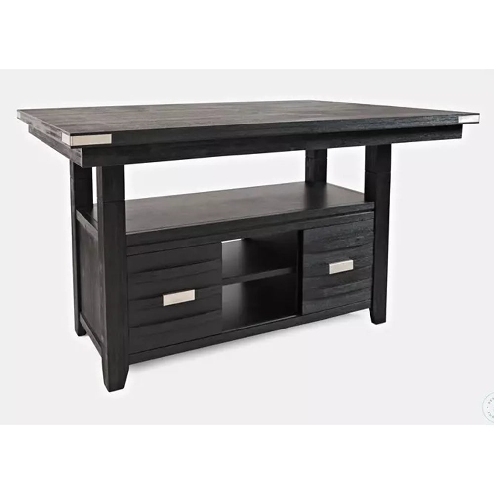 Martini Dark Charcoal 7-Piece Counter Height Dining Set