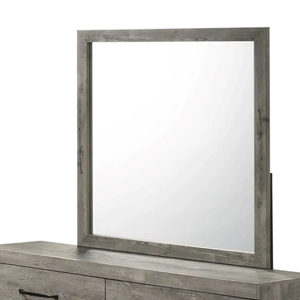 Nash Gray Bedroom Mirror