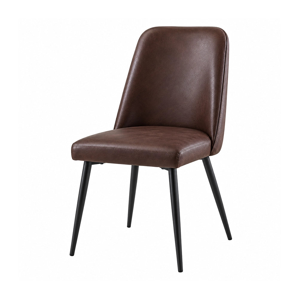 Natures Edge Black Modern Upholstered Dining Chair
