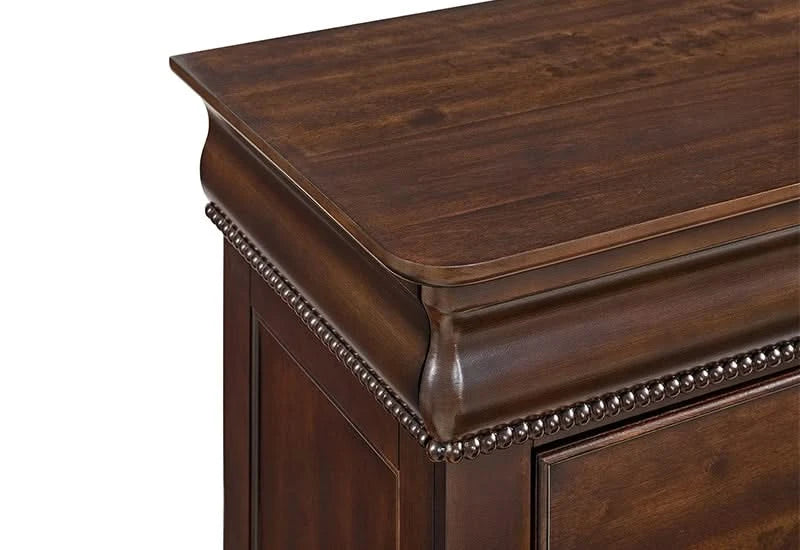 Northridge Cherry 5-Drawer Chest with Classic Molded Detailing