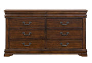 Northridge Cherry 6-Drawer Dresser with Traditional Molded Detailing