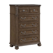 Oakland Traditional Lift Top Chest with Ornate Carvings and Storage Drawers