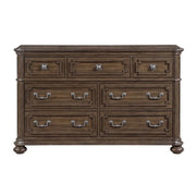 Oakland Traditional Dresser with Ornate Carvings and Spacious Storage