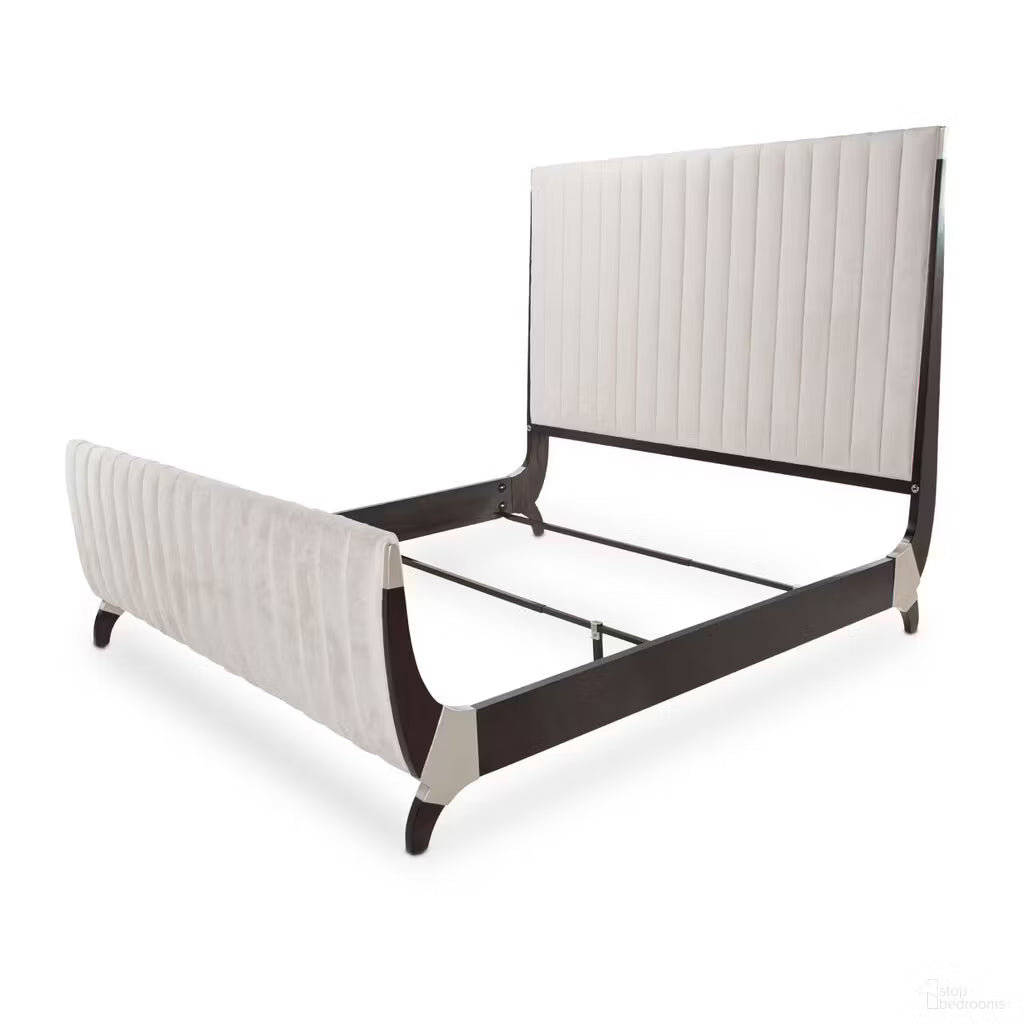 Paris Chic Espresso King Sleigh Bed