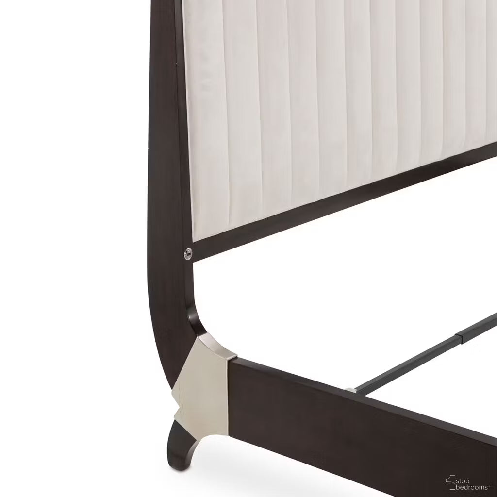 Paris Chic Espresso King Sleigh Bed