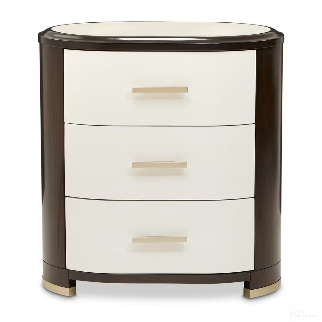Paris Chic Espresso Nightstand