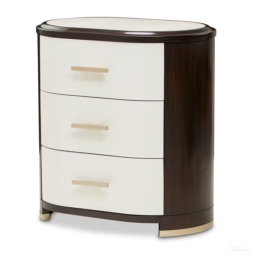 Paris Chic Espresso Nightstand