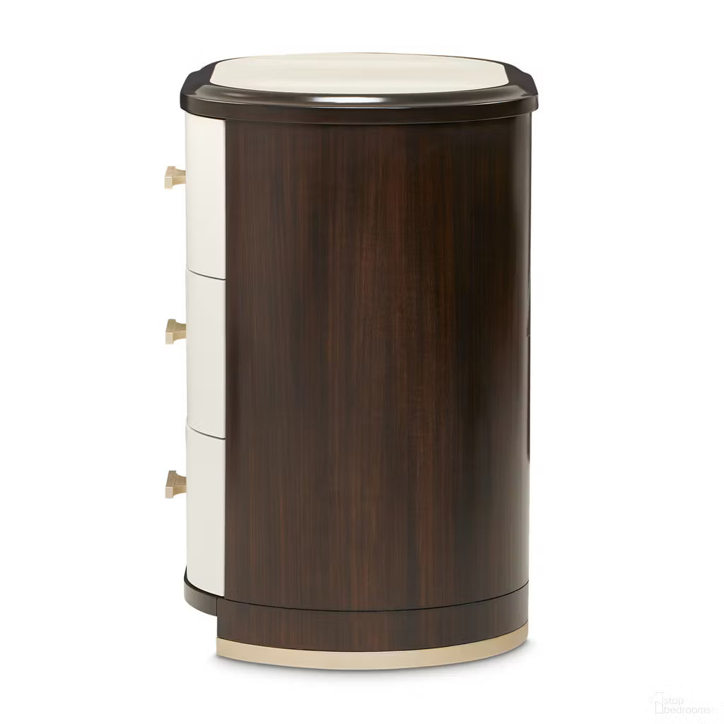 Paris Chic Espresso Nightstand