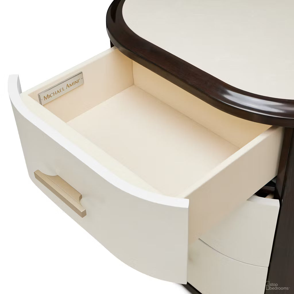 Paris Chic Espresso Nightstand