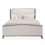Paris Chic Channel Tufted Panel Bed – Espresso