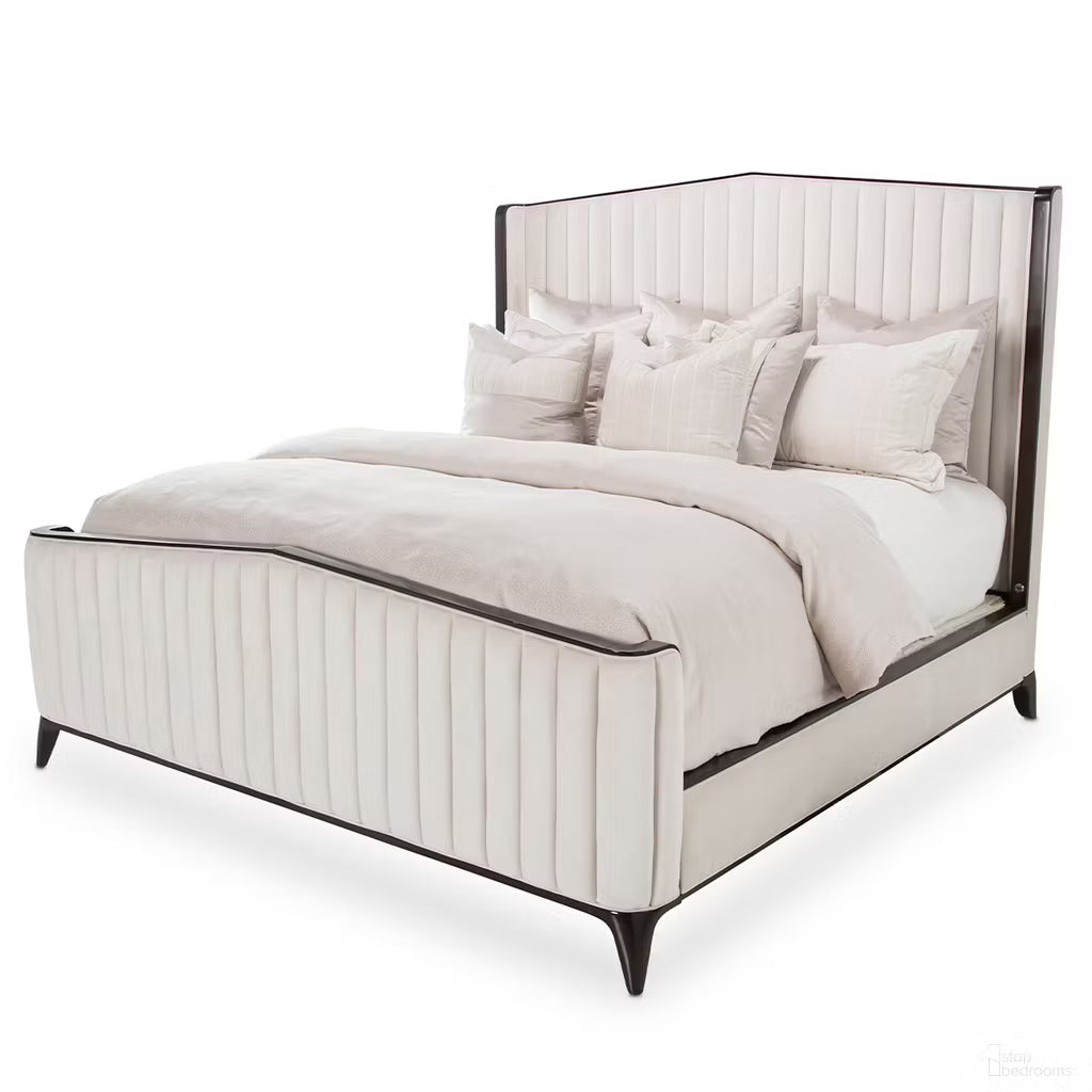 Paris Chic Channel Tufted Panel Bed – Espresso