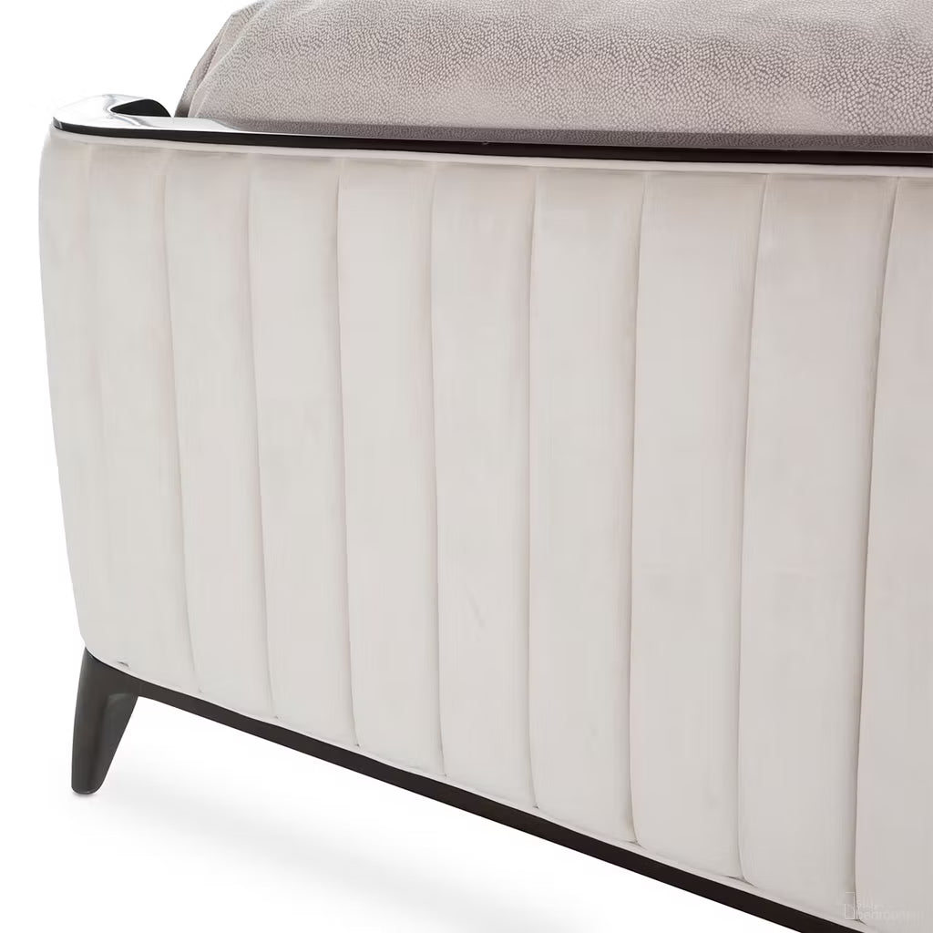 Paris Chic Channel Tufted Panel Bed – Espresso