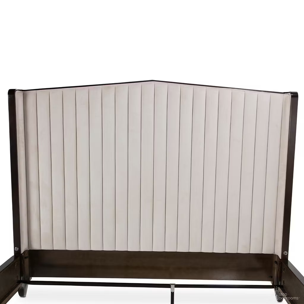 Paris Chic Espresso 5-Piece Channel Tufted Panel Bedroom Set with Dresser & Mirror