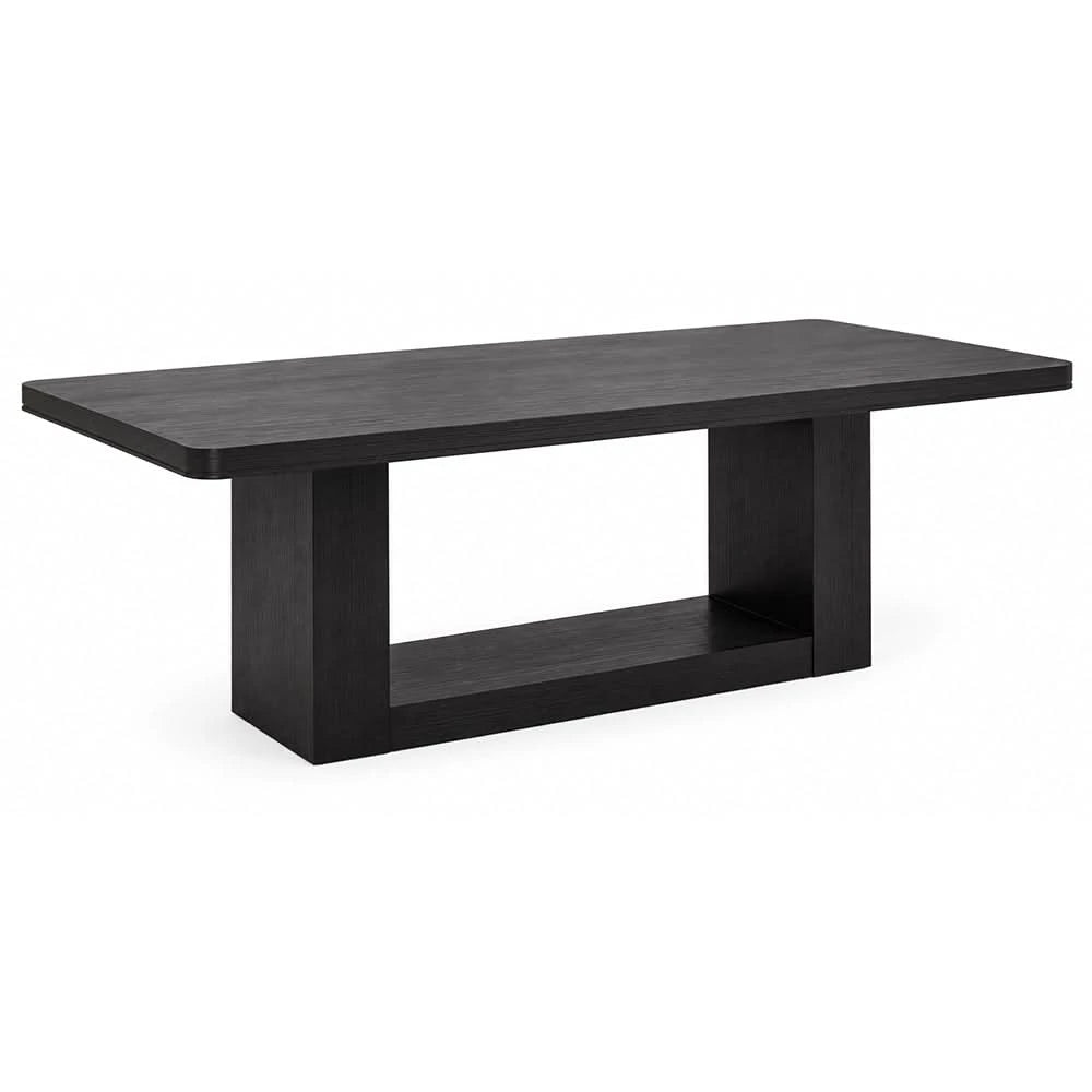 Parsons Black Modern 72-Inch Rectangular Dining Table