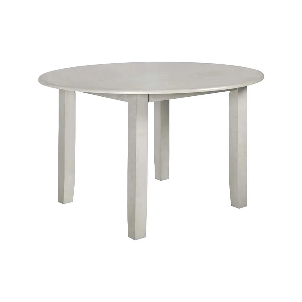 Pascal Driftwood Modern Farmhouse 47-Inch Round Dining Table
