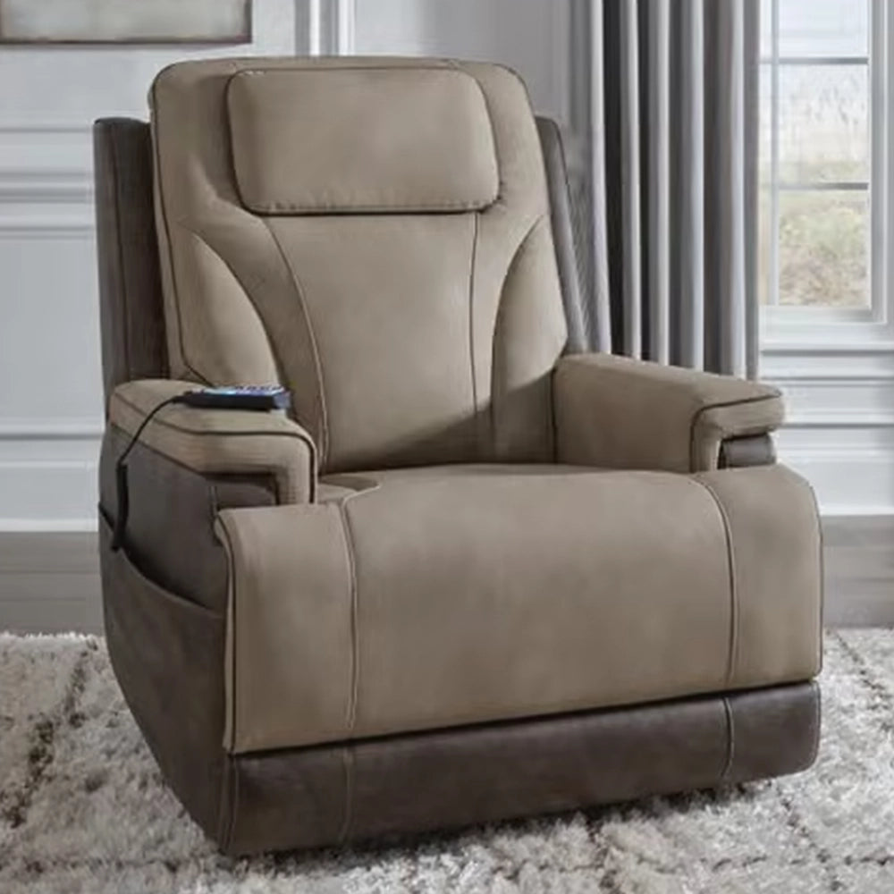 Peaceful Pause Sand or Slate Zero Gravity Power Lift Recliner with Heat Massage and Power Lumbar