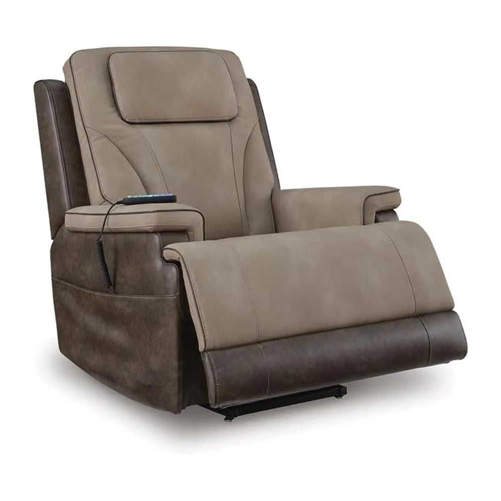Peaceful Pause Sand or Slate Zero Gravity Power Lift Recliner with Heat Massage and Power Lumbar