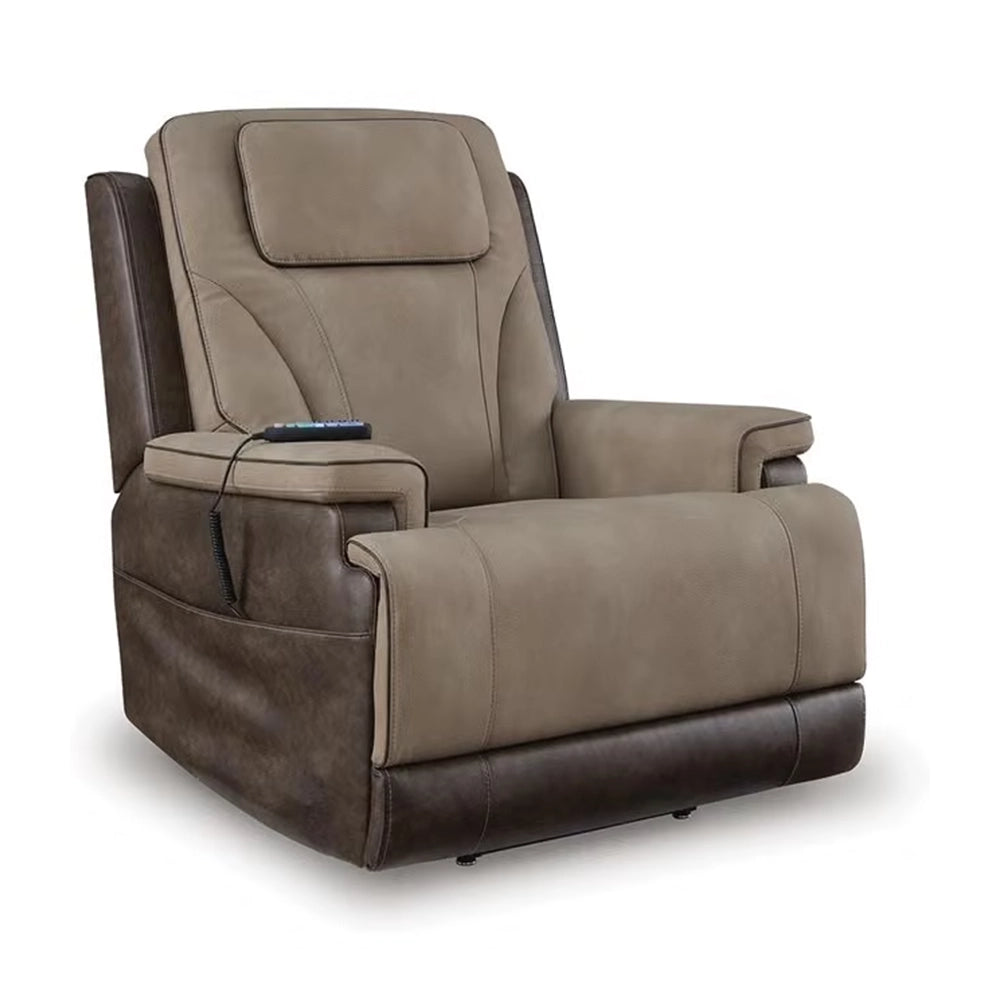 Peaceful Pause Sand or Slate Zero Gravity Power Lift Recliner with Heat Massage and Power Lumbar