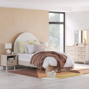 Pearl Twin 5-Piece Bedroom Set with Dresser & Mirror