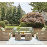 Piedra Beige and Green 4-Piece Outdoor Seating Set