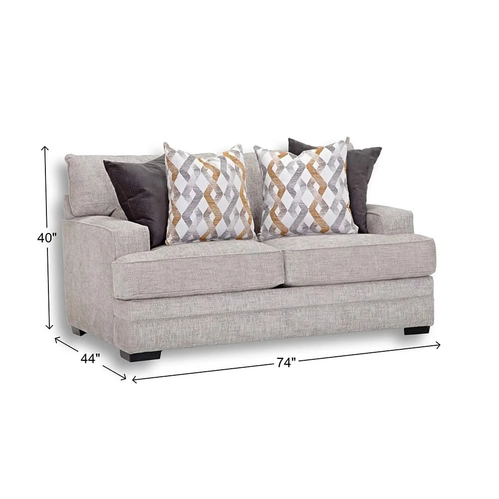 Room Package - Protege Tan Sofa and Loveseat Living Room Package with Cocktail Table Set & Rug
