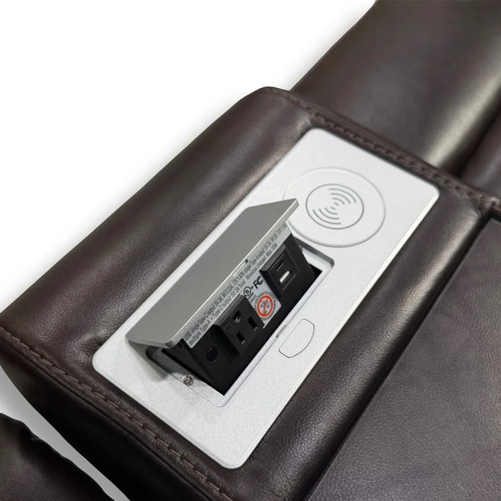 Rhodes Power 6PC Functional Sectional with Reclining Seats, Storage & Console