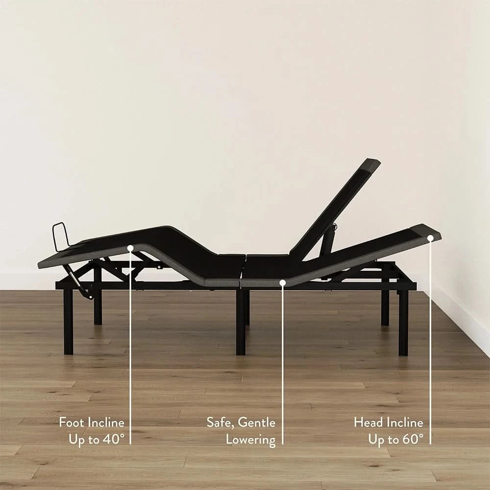 Rize Split Head Adjustable Base with Dual Control, Wireless Remotes & Custom Positioning