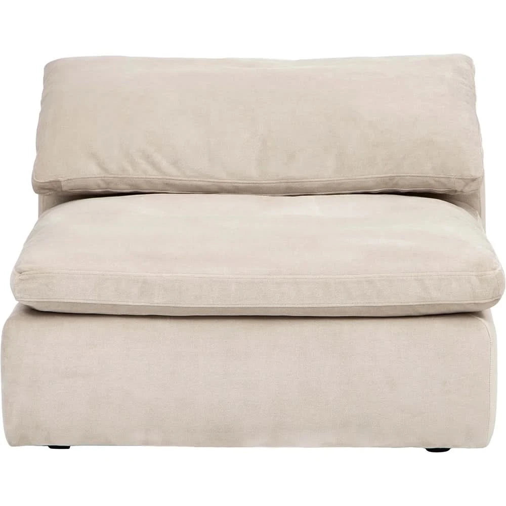 Romo Linen Modular Sectional 5 or 6-Piece with Featherdown Cushions and Reversible Seating