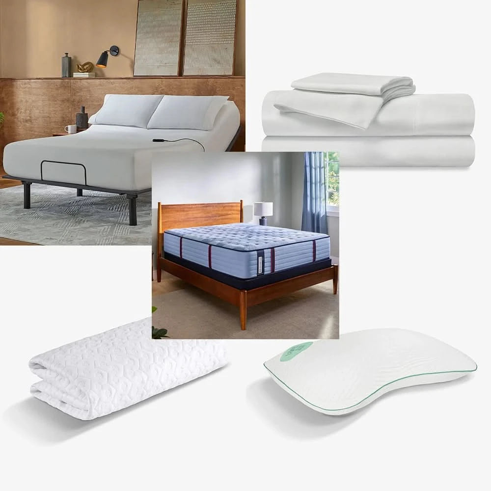 Sealy Posturepedic Pro Dupont II Soft Mattress and Adjustable Base Sleep Package with Sheets, Protector & Pillow