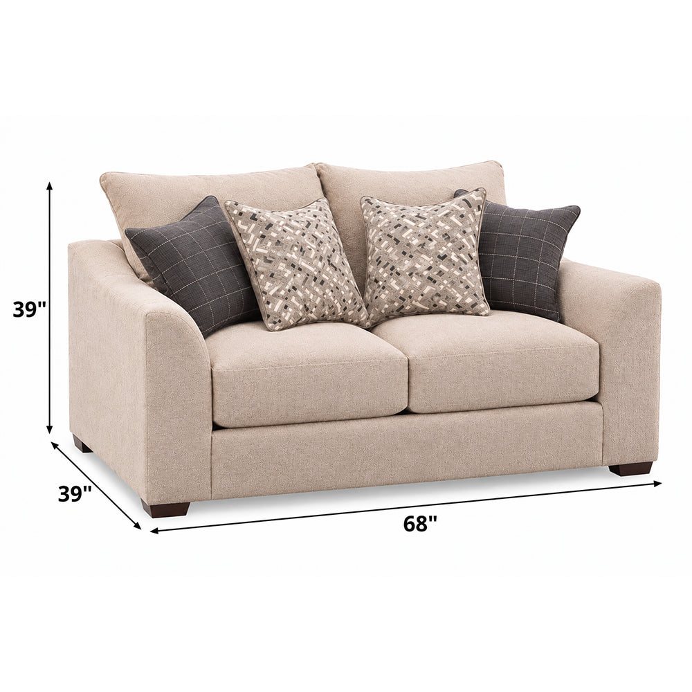 Seneca Marble Loveseat