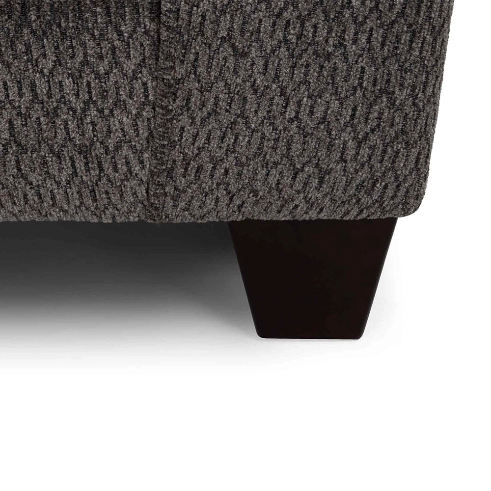 Shasta Charcoal 2-Piece Sectional with Accent Pillows