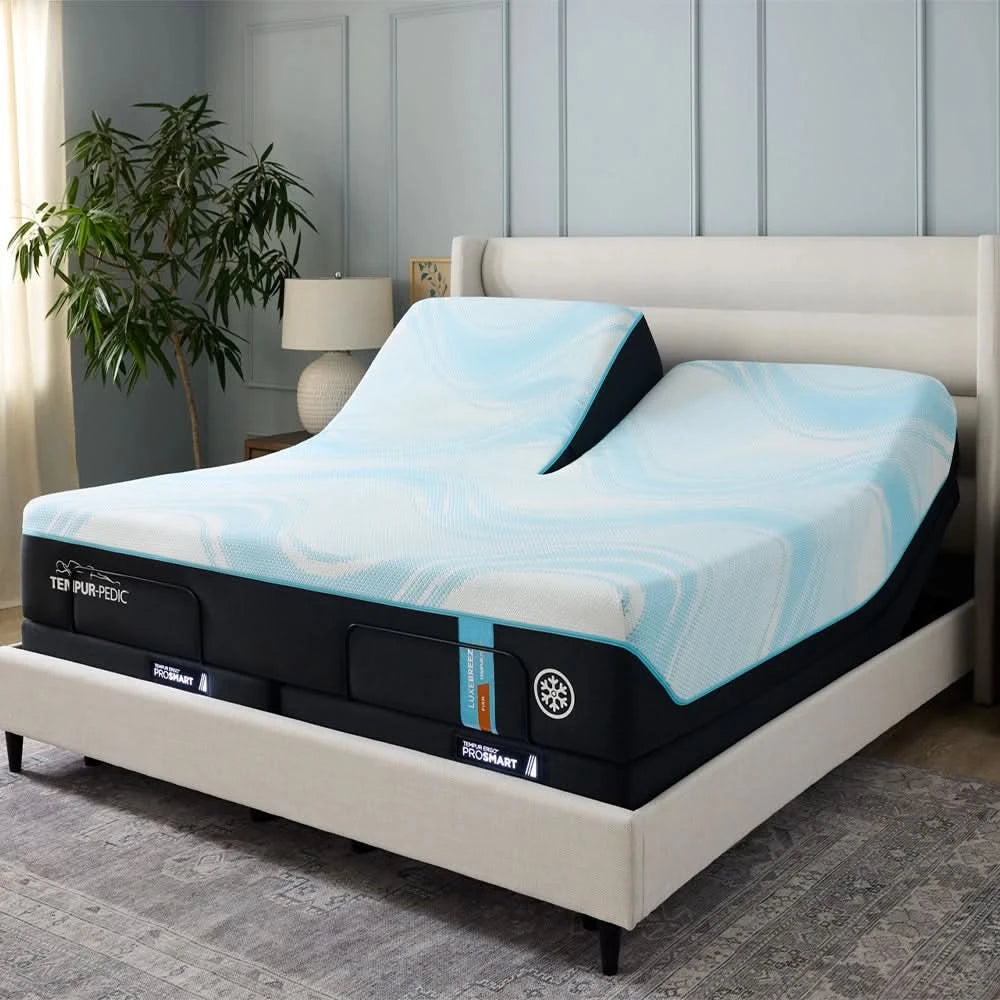 TEMPUR-Pedic TEMPUR-LuxeBreeze 2.0 Split Head King Mattress System